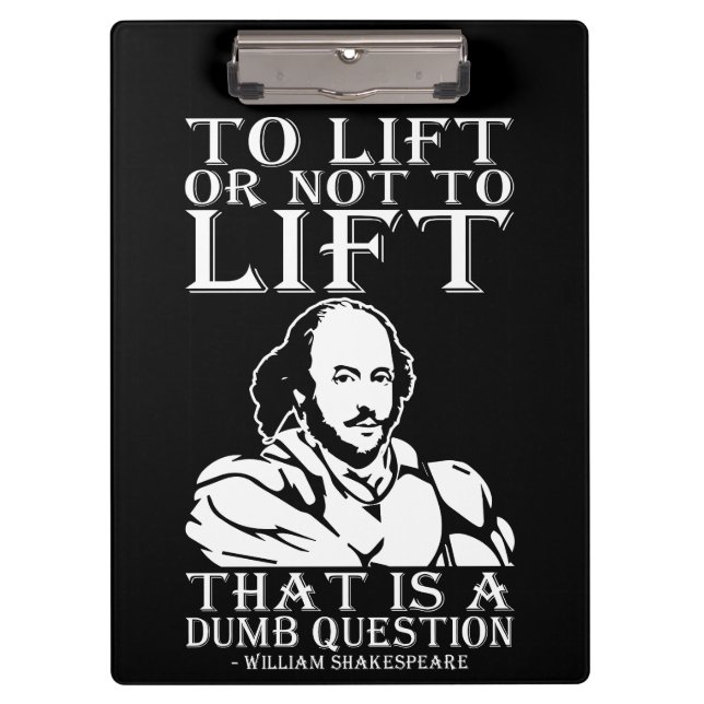 Carpeta De Pinza ¿Levantar O No Levantar? - William Shakespeare (Anverso)