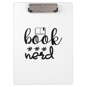 Carpeta De Pinza Leyendo Nerd libro de arte