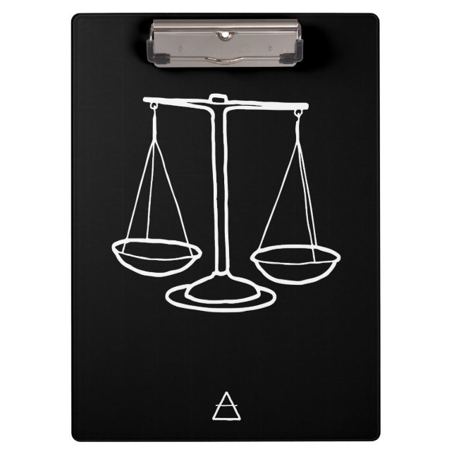 Carpeta De Pinza Libra Zodiac Sign -  (Anverso)