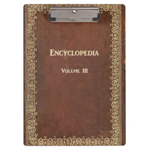 Carpeta De Pinza Libro de la Enciclopedia Antigua Falln