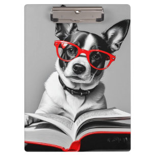 Carpeta De Pinza Libro de lectura de perros
