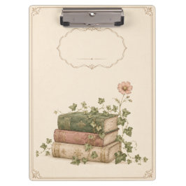 Carpeta De Pinza Libros Botánicos Antiguos y Planificador de Cottag