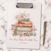 Libros de Citas Personalizadas y Rosas Rosadas Flo
