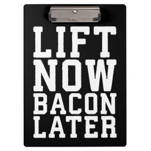 Carpeta De Pinza Lift Now, Bacon Después - Divertido entrenamiento
