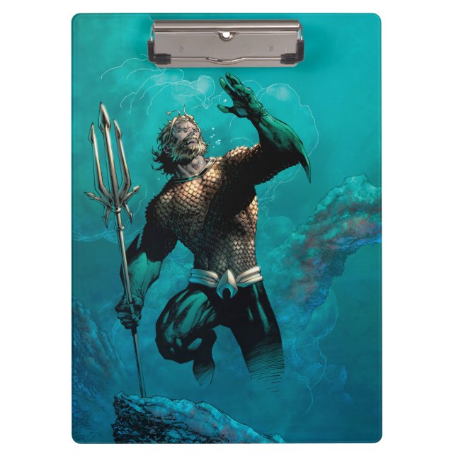 Carpeta De Pinza Liga de Justicia #10 Aquaman ahogó la variante de  (Anverso)