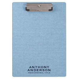 Carpeta De Pinza Light Blue Fabric Texture