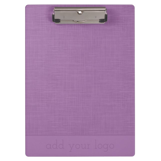 Carpeta De Pinza Lila agradable texturizado.  (Anverso)