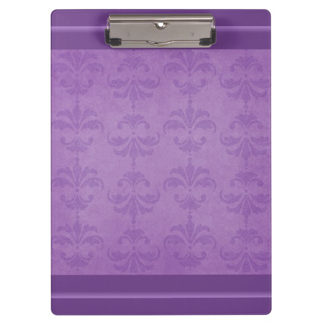 Carpeta De Pinza Lilac Damask (Anverso)