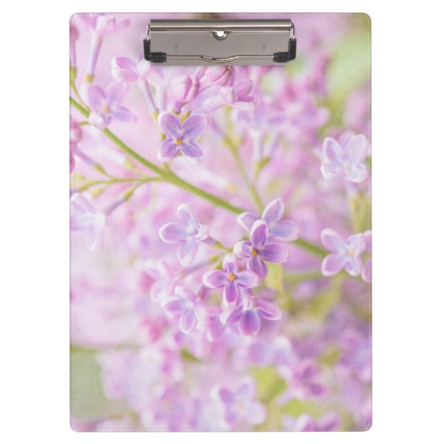 Carpeta De Pinza Lilac Flowers Mist (Anverso)