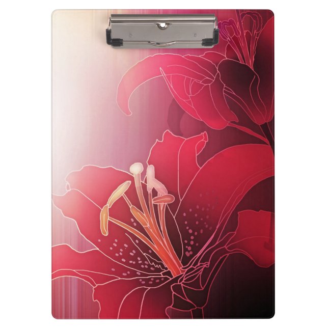 Carpeta De Pinza Lilies (Anverso)