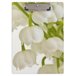 Carpeta De Pinza Lilies blancos
