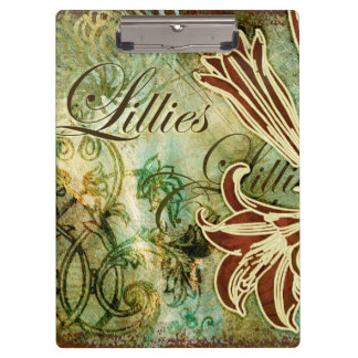 Carpeta De Pinza Lillies