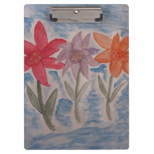 Carpeta De Pinza Lily Flowers