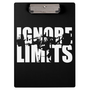 Carpeta De Pinza LÍMITES IGNORE - Motivación del entrenamiento del