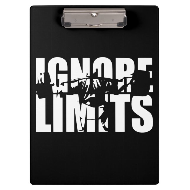 Carpeta De Pinza LÍMITES IGNORE - Motivación del entrenamiento del  (Anverso)