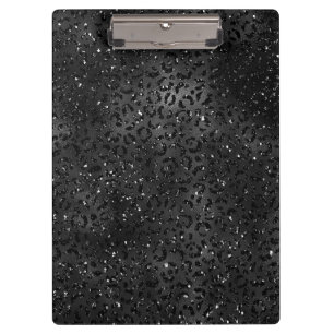 Carpeta De Pinza Lindo estampado de piel de animal de leopardo guep