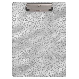 Carpeta De Pinza Lindo estampado de piel de leopardo guepardo plate