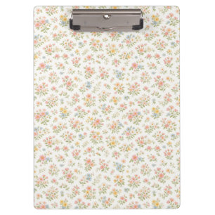 Carpeta De Pinza Lindo patrón floral sin costuras pequeño y delicad
