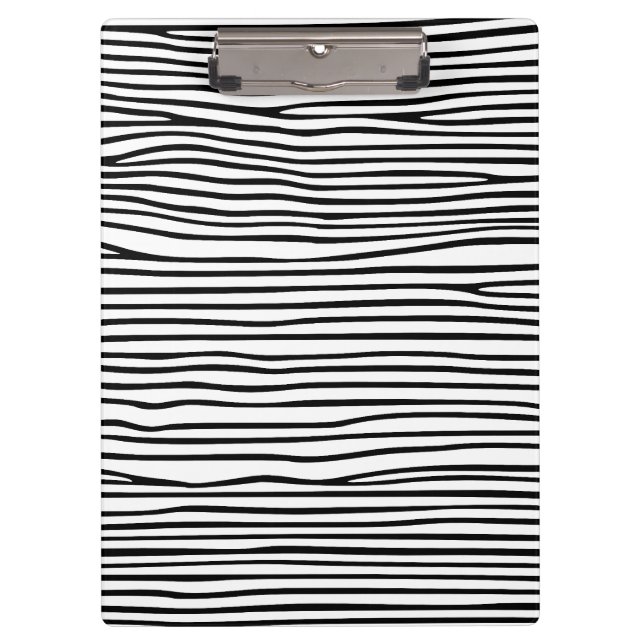 Carpeta De Pinza Líneas horizontales abstractas_negro (Anverso)
