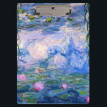 Carpeta De Pinza Lirios de agua<br><div class="desc">Los lirios de agua son series sobre de 200 pinturas al óleo de Claude Monet impresionista francés. Esta pintura,  terminada en 1919,  ofrece sombras del azul y del rosa.</div>