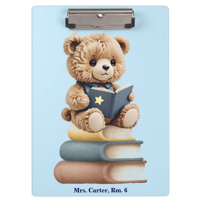 Carpeta De Pinza Little Reading Bear (Anverso)