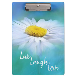 Carpeta De Pinza Live Laugh Love Daisy
