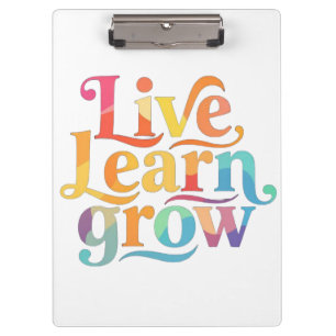 Carpeta De Pinza Live Learn Grow