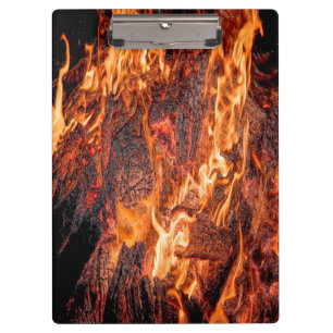 Carpeta De Pinza Llama naranja