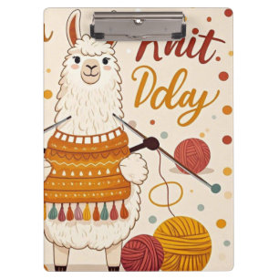 Carpeta De Pinza Llama Personalizado linda con una bufanda de cuchi