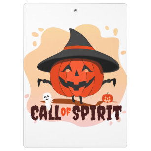 Carpeta De Pinza Llamado de Espíritu de Halloween