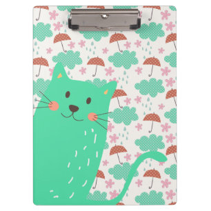 Carpeta De Pinza Lluvia de gatos