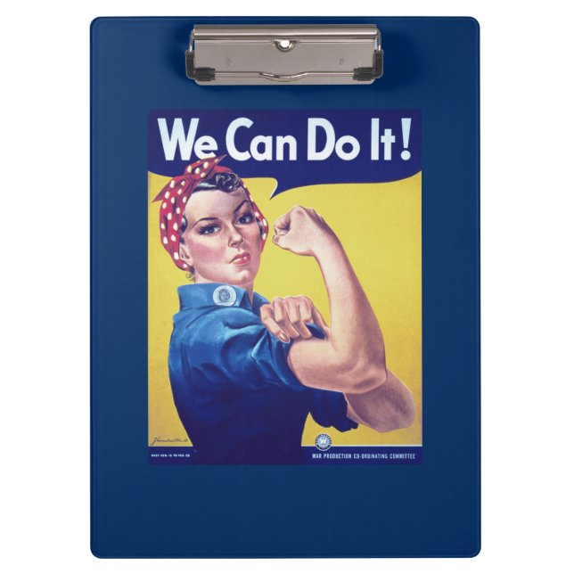 Carpeta De Pinza Lo podemos hacer Rosie the Riveter Estados Unidos (Anverso)