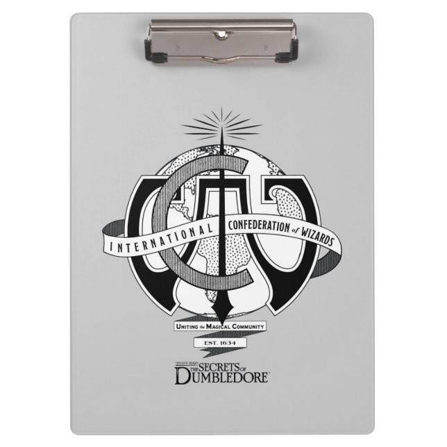 Carpeta De Pinza Logo de la Confederación Internacional de Asistent (Anverso)