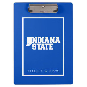 Carpeta De Pinza Logo del estado de Indiana