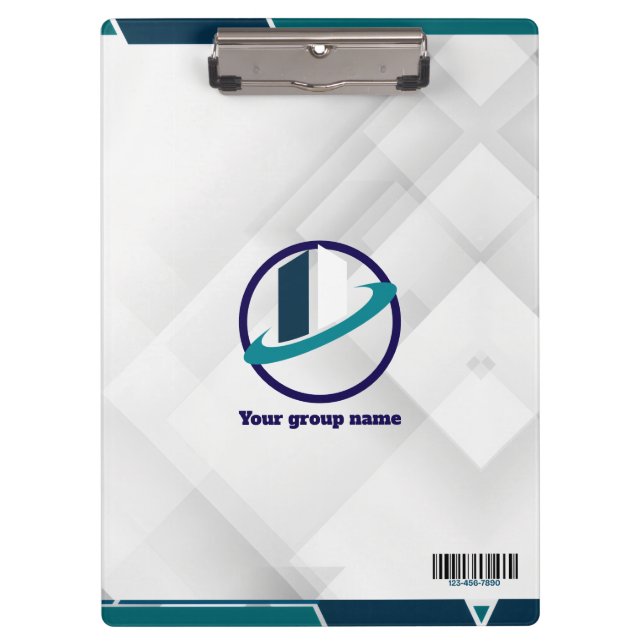 Carpeta De Pinza  Logo & QR CODE white background (Anverso)