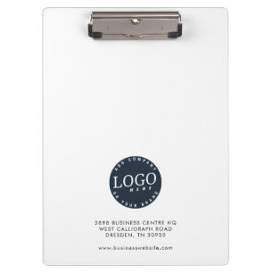 Carpeta De Pinza Logotipo comercial y personal del sitio web de la