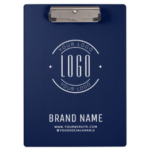 Carpeta De Pinza logotipo de empresa personalizado moderno de la em