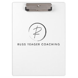 Carpeta De Pinza Logotipo de firma de coaching de Russ Yeager