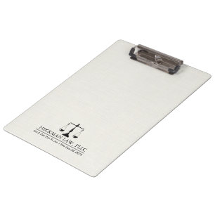 Carpeta De Pinza Logotipo de Justicia de Línea Blanca Textura