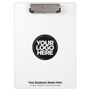 Carpeta De Pinza Logotipo de su empresa, eslogan, sitio web