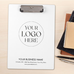 Carpeta De Pinza Logotipo Empresarial Personalizado Modernista Mini