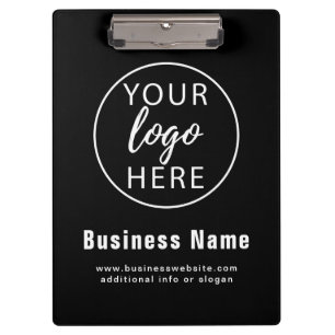 Carpeta De Pinza Logotipo Empresarial Personalizado Simple