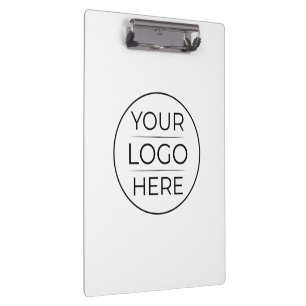 Carpeta De Pinza Logotipo Empresarial Redondo Moderno Personalizado