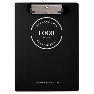 Carpeta De Pinza Logotipo minimalista Marca Personalizado logotipo 