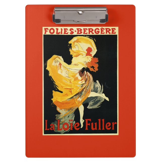 Carpeta De Pinza Loie más lleno en el teatro de Folies-Bergere (Anverso)