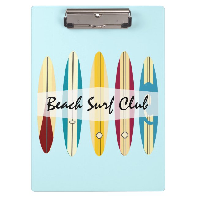 Carpeta De Pinza Longboard de vintage (Anverso)