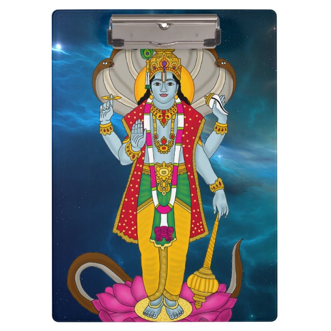 Carpeta De Pinza Lord Vishnu Notebook (Anverso)