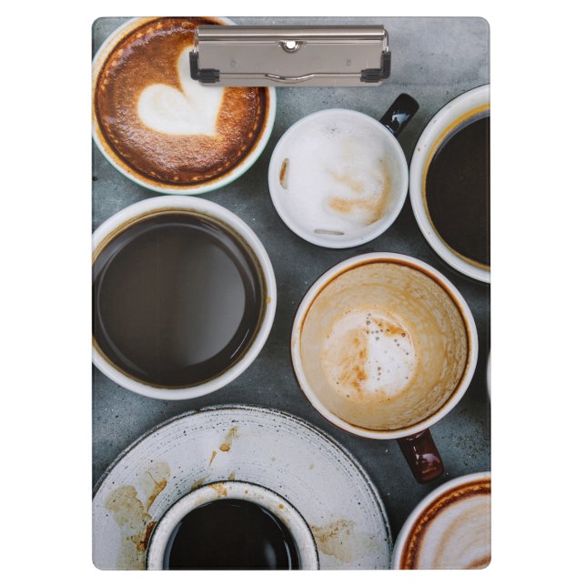 Carpeta De Pinza Los amantes del café sueñan con la cafeína (Anverso)