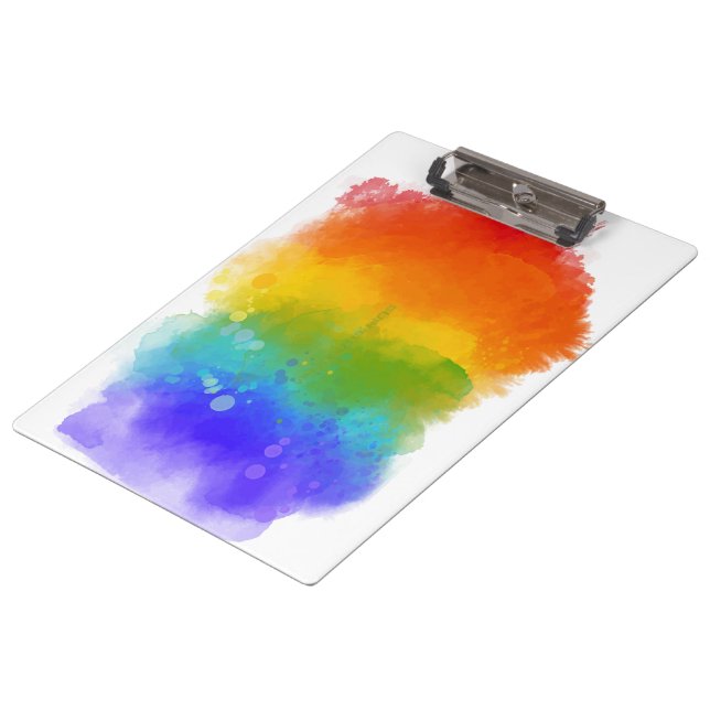 Carpeta De Pinza Los colores del arcoiris resbaladizo del orgullo d (Angular)