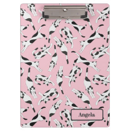 Carpeta De Pinza Los Gatos de cadstudios Mi Planificador Rosa